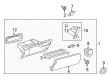 2016 Toyota Land Cruiser Glove Box Diagram - 55501-60211-A3