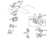 2001 Toyota Sienna Engine Mount Diagram - 12321-0A020