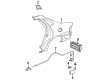 Toyota Avalon Fuel Door Diagram - 77350-41010