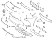 2023 Toyota Crown Bumper Reflector Diagram - 81710-30240