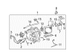 2008 Toyota Solara Blend Door Actuator Diagram - 87106-07081