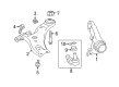 2016 Toyota Avalon Control Arm Bolt Diagram - 90080-10271