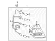 2006 Toyota Camry Light Socket Diagram - 81555-06210