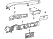 1990 Toyota Land Cruiser Glove Box Diagram - 55501-90A00-05