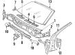 1992 Toyota Supra Dash Panels Diagram - 55101-14500