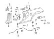 2000 Toyota MR2 Spyder Fuel Door Diagram - 77350-17030