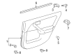 2000 Toyota Camry Weather Strip Diagram - 68173-33010