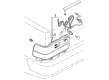 1989 Toyota Cressida Instrument Panel Light Bulb Diagram - 90981-11010