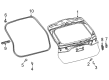 2022 Toyota Venza Door Seal Diagram - 67881-48100