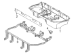 2024 Toyota Tundra Center Console Base Diagram - 58910-0C410-C1