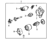 Toyota Starter Motor Diagram - 28100-0D080-84