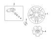 2011 Toyota Land Cruiser Spare Wheel Diagram - 42611-60651