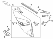 2018 Toyota Yaris iA Weather Strip Diagram - 68173-WB002