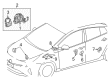 2018 Toyota Prius Air Bag Control Module Diagram - 89170-47601