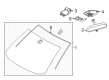 Scion Windshield Diagram - 56101-WB006