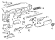 Toyota Corolla Dash Panel Vent Portion Covers Diagram - 55606-02230