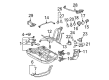 2004 Toyota Prius Fuel Tank Strap Diagram - 77601-47030