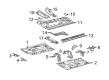 Toyota Yaris Front Cross-Member Diagram - 57453-52020