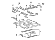 2010 Toyota Camry Front Cross-Member Diagram - 57453-07901