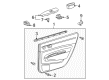 2006 Toyota Prius Weather Strip Diagram - 68173-47030