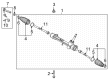 2017 Toyota Mirai Rack And Pinion Diagram - 45510-62060