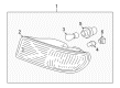 2000 Toyota RAV4 Light Socket Diagram - 81615-20610