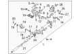 2001 Toyota Prius Steering Shaft Diagram - 45210-47011