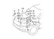 2012 Toyota Yaris Relay Diagram - 28300-21020