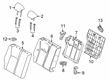 Toyota C-HR Seat Cushion Diagram - 71651-10320