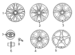 2023 Toyota Sienna Spare Wheel Diagram - 42611-08160