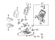 2022 Toyota Tundra Seat Cushion Diagram - 71651-0C220