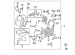 Toyota Matrix Seat Cushion Diagram - 71001-0ZY40-B0