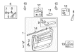 2011 Toyota Tundra Armrest Diagram - 74210-0C040-B0