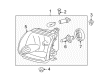 2006 Toyota Tundra Headlight Diagram - 81110-0C040