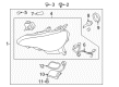 2014 Scion FR-S Headlight Bulb Diagram - SU003-02561