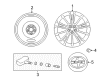 Scion FR-S Wheel Cover Diagram - SU003-00798