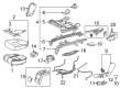 Toyota Highlander Seat Cushion Diagram - 71612-0E100