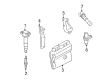 2017 Toyota Corolla Engine Control Module Diagram - 89661-0ZQ80