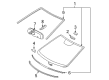 2010 Toyota Camry Windshield Diagram - 56101-06172