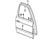 1990 Toyota Corolla Door Seal Diagram - 67861-12650