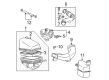 1999 Toyota Solara Air Duct Diagram - 17750-03030