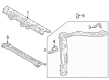 Toyota Grand Highlander Radiator Support Diagram - 53202-0E910