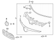 2018 Toyota Avalon Grille Diagram - 53102-07060