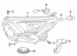 Toyota Headlight Diagram - 81145-42670