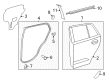 Scion Weather Strip Diagram - 68180-52140