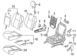 2019 Toyota Tacoma Seat Cover Diagram - 71071-0Y302-C1