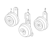 Toyota Land Cruiser Horn Diagram - 86510-60300