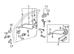 2000 Toyota Tundra Door Latch Cable Diagram - 69760-0C010