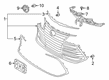 2022 Toyota Avalon License Plate Diagram - 75111-07110