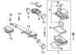 2023 Toyota Corolla Cross Air Duct Diagram - 17751-F2070